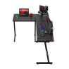 Biurko Gamingowe HUZARO HERO 6.0 Black RGB Smart 147 cm