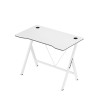 Biurko Gamingowe Huzaro Hero 1.4 White 100 cm