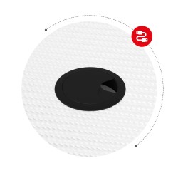 Biurko Gamingowe Huzaro Hero 1.4 White 100 cm