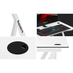 Biurko Gamingowe Huzaro Hero 1.4 White 100 cm