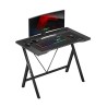 Biurko Gamingowe Huzaro Hero 1.4 Black 100 cm