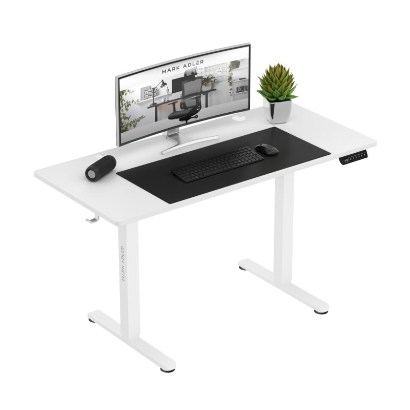 Biurko elektryczne Mark Adler Leader 7.0 White 120 cm Biurko elektryczne Mark Adler Leader 7.0 White 120 cm