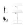 Biurko elektryczne Mark Adler Leader 7.0 White 120 cm