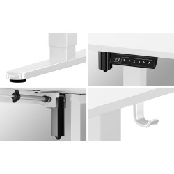 Biurko elektryczne Mark Adler Leader 7.0 White 120 cm