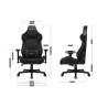 Fotel Gamingowy HUZARO FORCE 7.6 Black