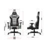Fotel Gamingowy Huzaro FORCE 7.6 Grey