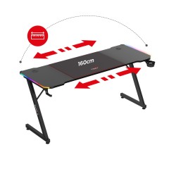 Biurko Gamingowe Huzaro Hero 4.8 RGB 160 cm