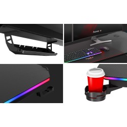 Biurko Gamingowe Huzaro Hero 4.8 RGB 160 cm