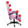 Fotel gamingowy Huzaro Force 4.7 Pink Mesh