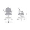 Fotel obrotowy Mark Adler JUNIOR 5.0 Grey