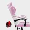Fotel Gamingowy Huzaro FORCE 4.4 Pink Mesh