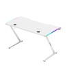 Biurko Gamingowe Huzaro Hero 2.5 RGB WHITE 120 cm