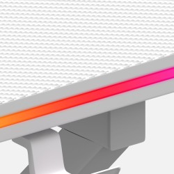 Biurko Gamingowe Huzaro Hero 1.7 RGB White 120 cm