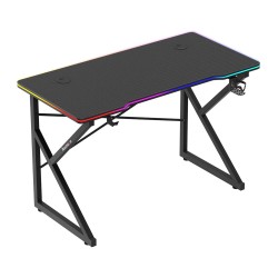 Biurko Gamingowe Huzaro Hero 1.7 RGB Black 120 cm