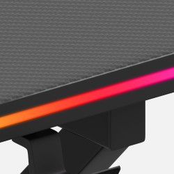 Biurko Gamingowe Huzaro Hero 1.7 RGB Black 120 cm