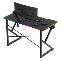 Biurko Gamingowe Huzaro Hero 1.7 RGB Black 120 cm