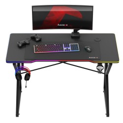Biurko Gamingowe Huzaro Hero 1.7 RGB Black 120 cm