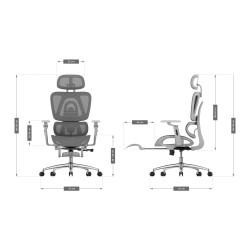 Fotel ergonomiczny Mark Adler Expert 7.9 Grey