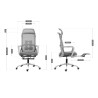 Fotel ergonomiczny Mark Adler Manager 3.6 Grey