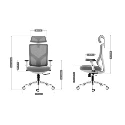 Fotel ergonomiczny Mark Adler Manager 3.3 White