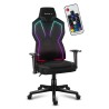 Fotel Gamingowy Huzaro COMBAT 6.2 Black RGB