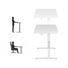 Biurko elektryczne Mark Adler Leader 8.2 White 120 cm