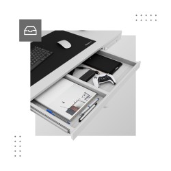 Biurko elektryczne Mark Adler Leader 8.2 White 120 cm