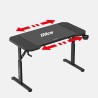 Biurko Gamingowe Huzaro Hero 2.6 Black 120 cm