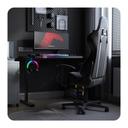 Biurko Gamingowe Huzaro Hero 2.6 Black 120 cm