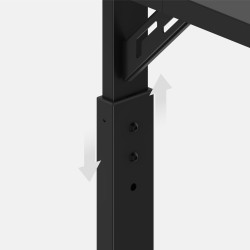 Biurko Gamingowe Huzaro Hero 2.6 Black 120 cm