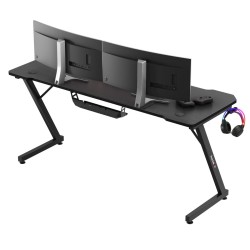 Biurko gamingowe Huzaro Hero 4.8 Black 160 cm