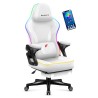 Fotel gamingowy Huzaro Force 4.6 White RGB Smart