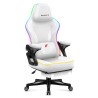 Fotel gamingowy Huzaro Force 4.6 White RGB Smart