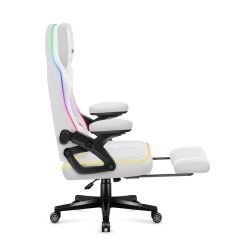 Fotel gamingowy Huzaro Force 4.6 White RGB Smart