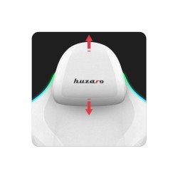 Fotel gamingowy Huzaro Force 4.6 White RGB Smart