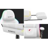 Fotel gamingowy Huzaro Force 4.6 White RGB Smart