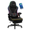 Fotel gamingowy Huzaro Force 4.6 Black RGB Smart