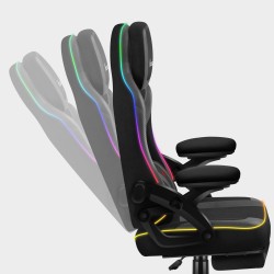 Fotel gamingowy Huzaro Force 4.6 Black RGB Smart