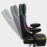 Fotel gamingowy Huzaro Force 4.6 Black RGB Smart