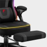 Fotel gamingowy Huzaro Force 4.6 Black RGB Smart