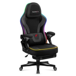 Fotel gamingowy Huzaro Force 4.6 Black RGB Smart