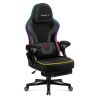 Fotel gamingowy Huzaro Force 4.6 Black RGB Smart