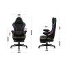 Fotel gamingowy Huzaro Force 4.6 Black RGB Smart