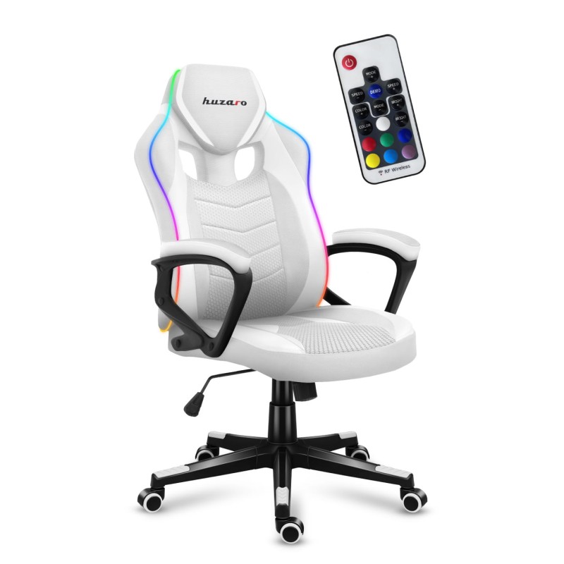 Fotel Gamingowy Huzaro Force 2.5 RGB White Mesh Fotel Gamingowy Huzaro Force 2.5 RGB White Mesh