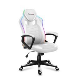 Fotel Gamingowy Huzaro Force 2.5 RGB White Mesh