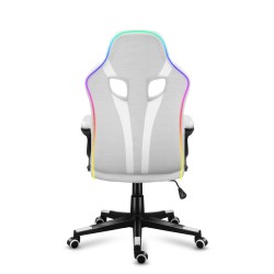Fotel Gamingowy Huzaro Force 2.5 RGB White Mesh