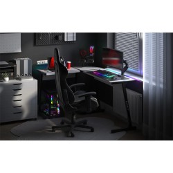Biurko Gamingowe HUZARO HERO 6.0 White RGB Smart 147 cm