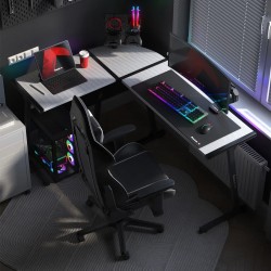 Biurko Gamingowe HUZARO HERO 6.0 White RGB Smart 147 cm