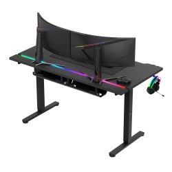 Biurko elektryczne Huzaro Hero 8.7 RGB LED 140 cm