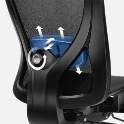 Fotel ergonomiczny Mark Adler Expert 5.3 Black Mesh